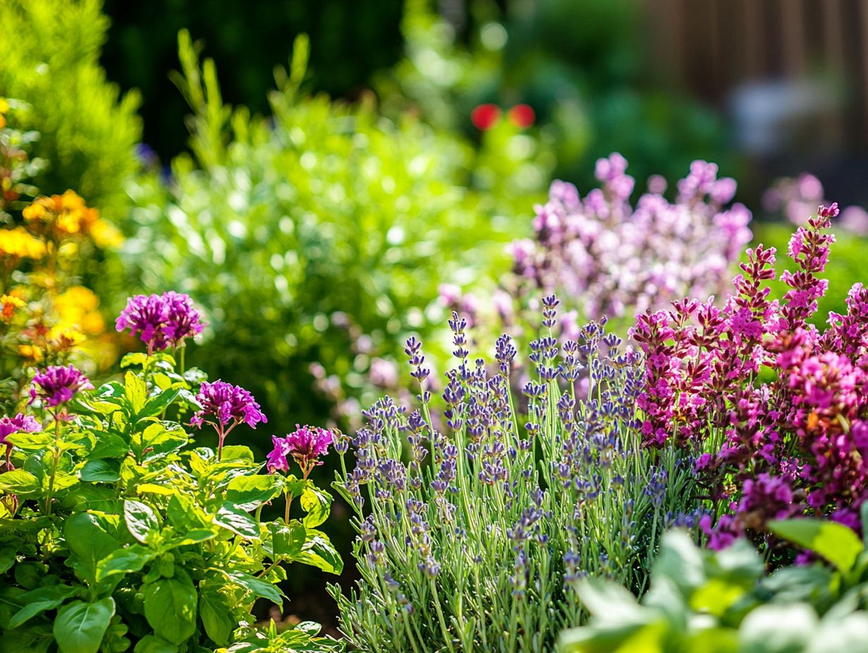 Image showcasing aromatic plants for gardens.