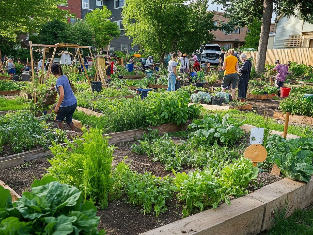 Infographic showing key takeaways of local permaculture resources.