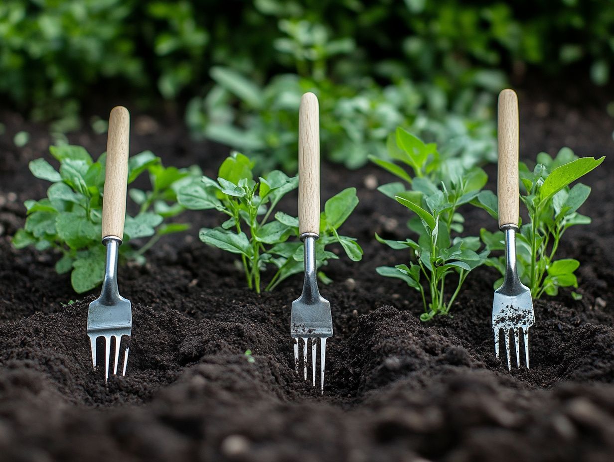 Innovative Soil Aeration Techniques Visual Representation