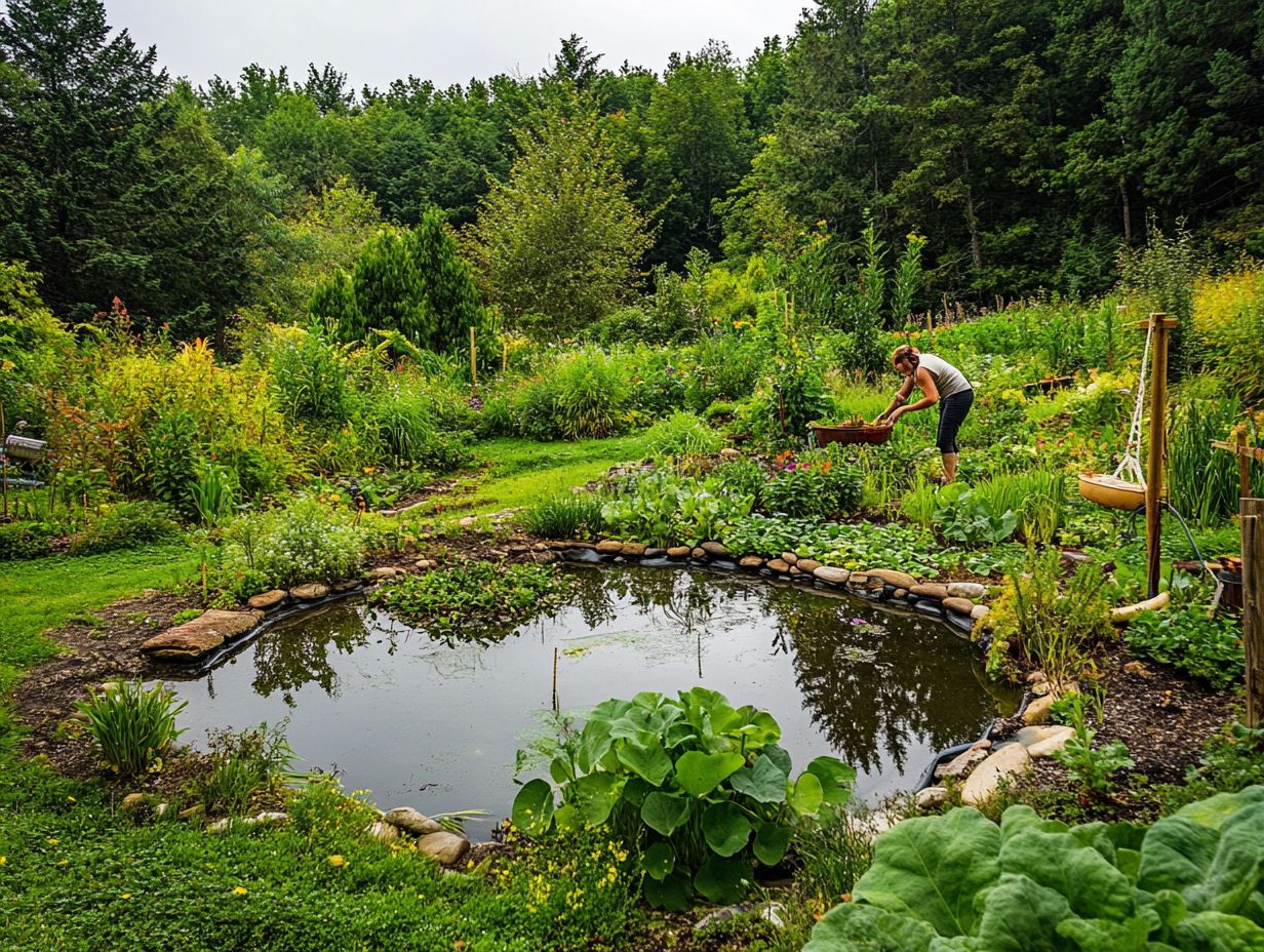 Regenerative practices in permaculture