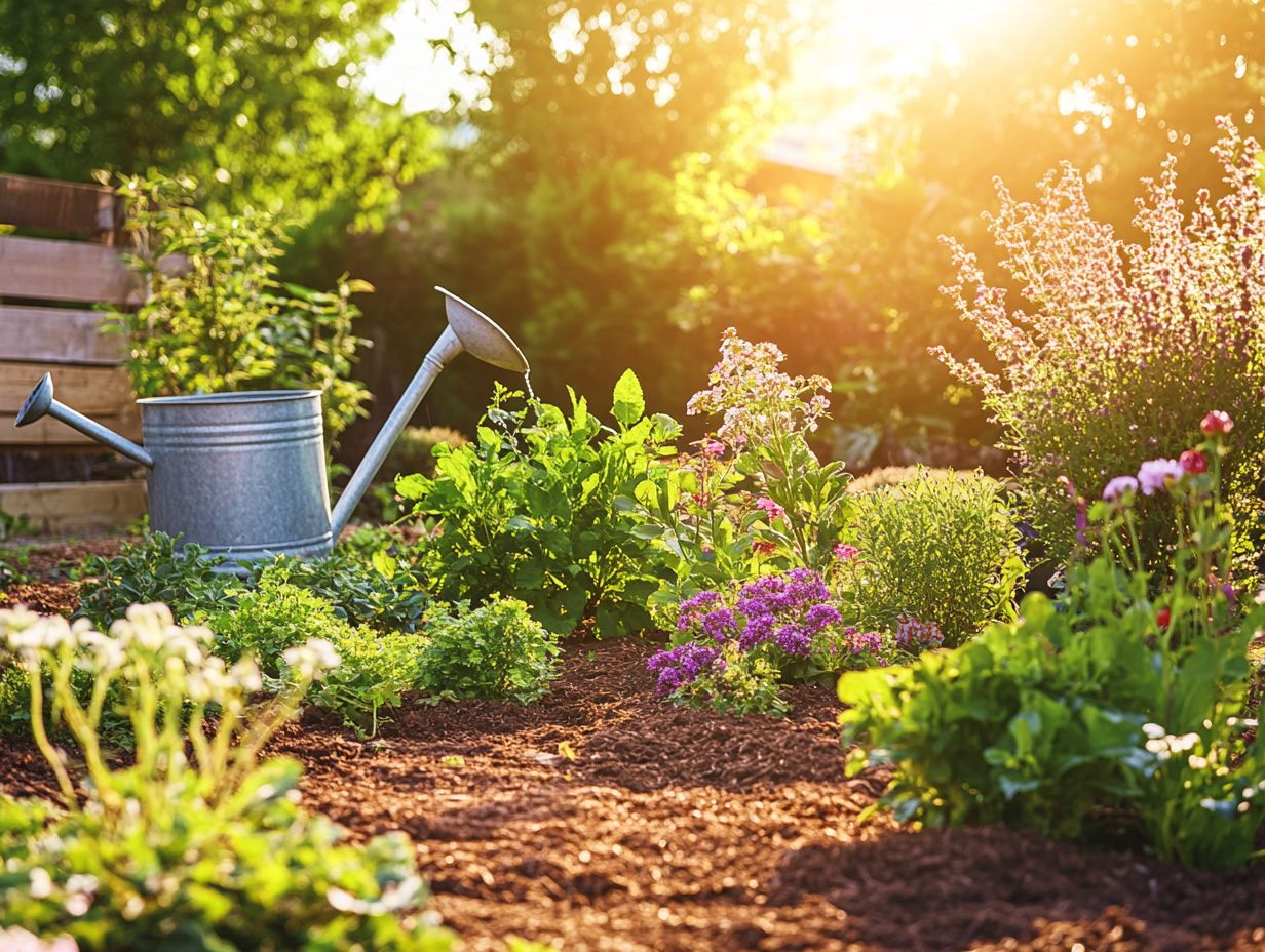 Visual representation of frequently asked questions about gardening techniques