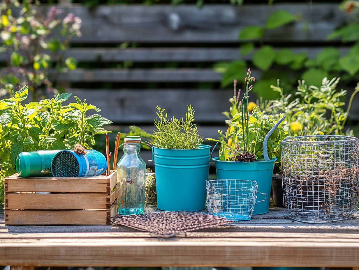 Coffee grounds scattered in a garden to repel ants