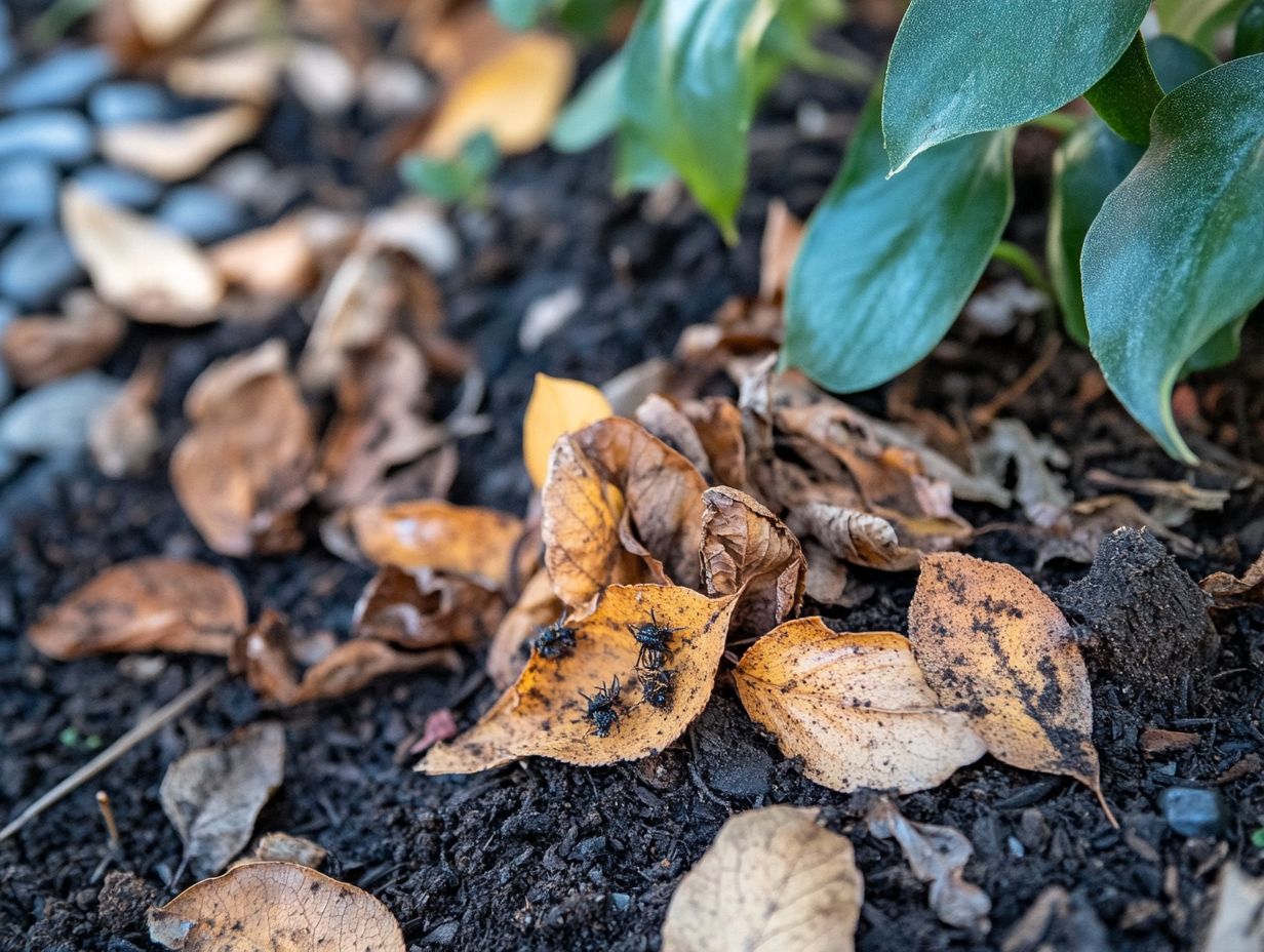 Image showing chewed leaves caused by pests