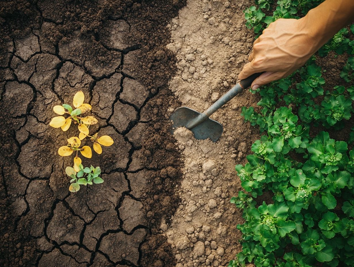 4. Discoloration of Soil