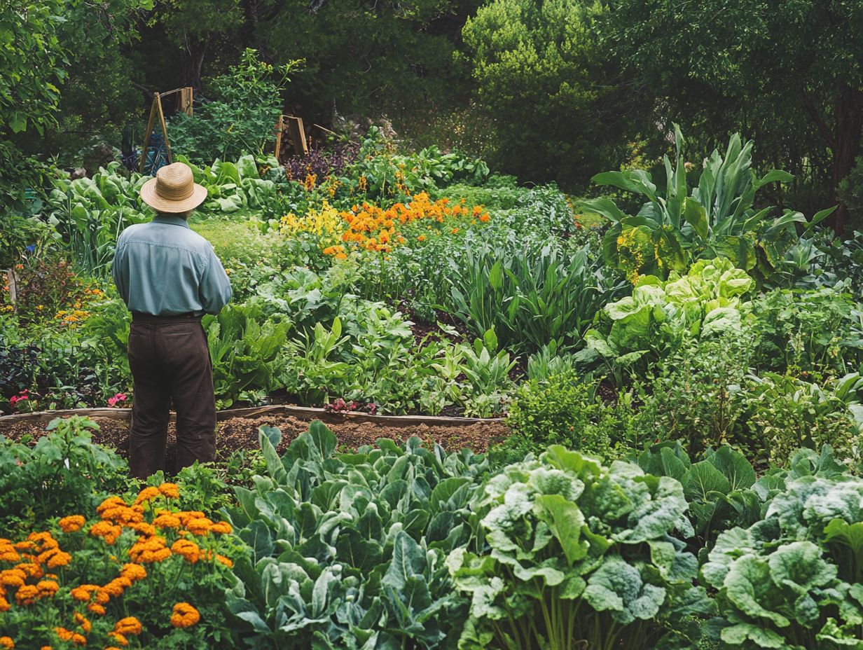 Illustration of key takeaways for pest-resistant gardening