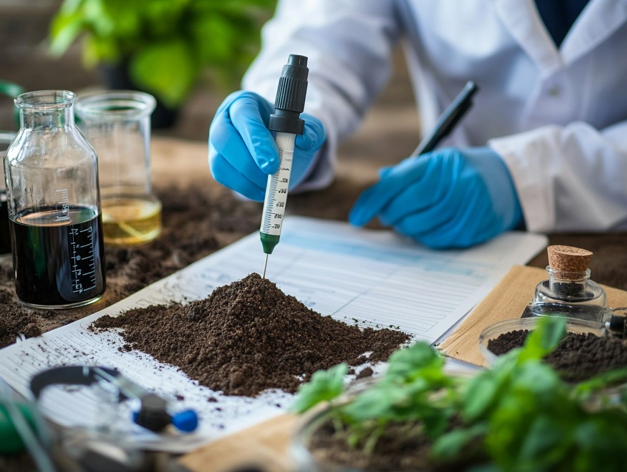 Visual guide on soil fertility testing frequency