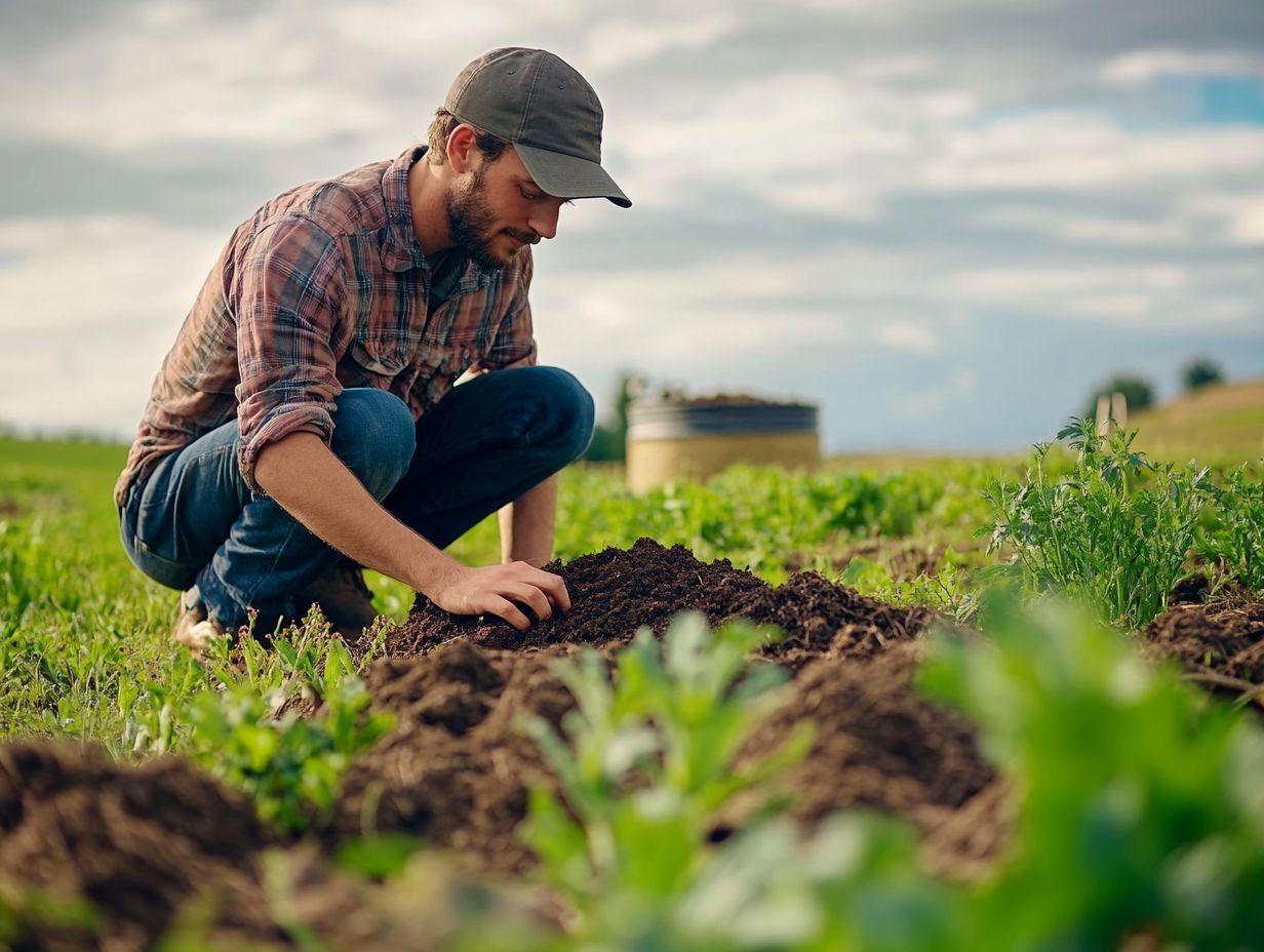 Image illustrating techniques for sustainable soil management