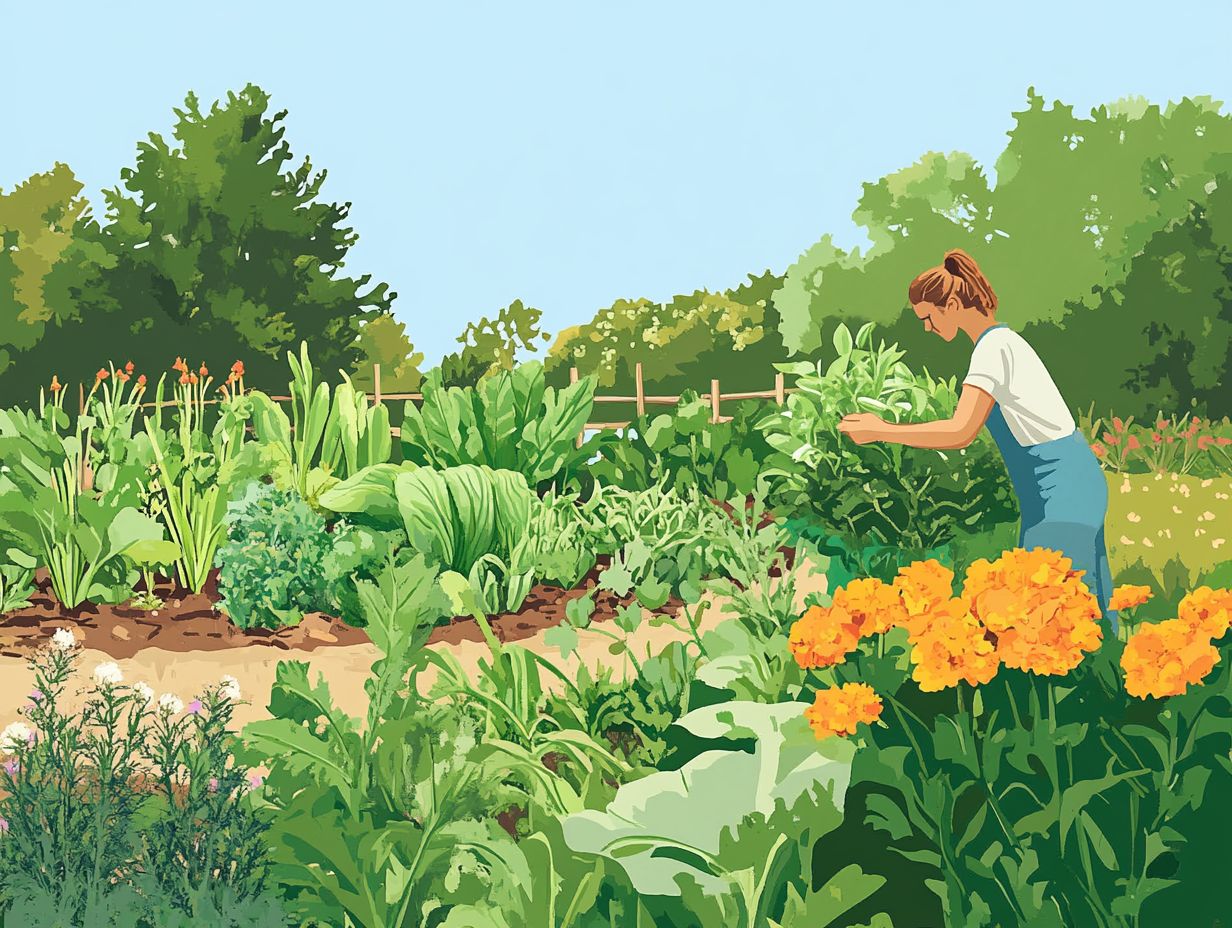 What are the benefits of having a pest-free vegetable garden?