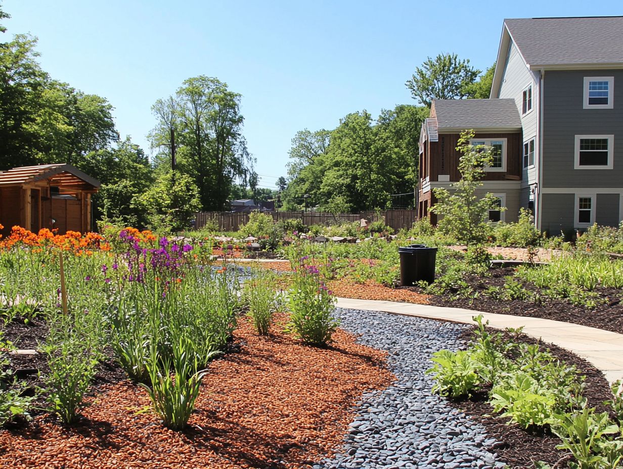 A beautiful green roof showcasing diverse plants