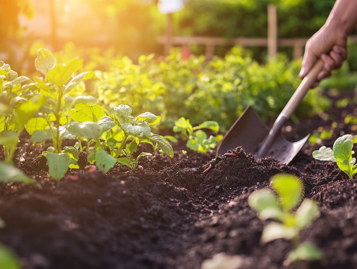 What are five ways to improve soil organic content?