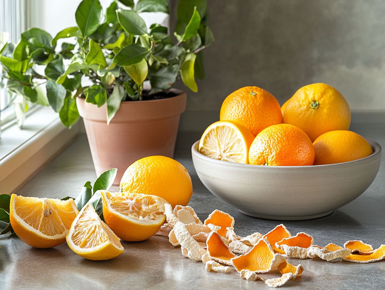 4. Use Citrus Peels as a Natural Repellent