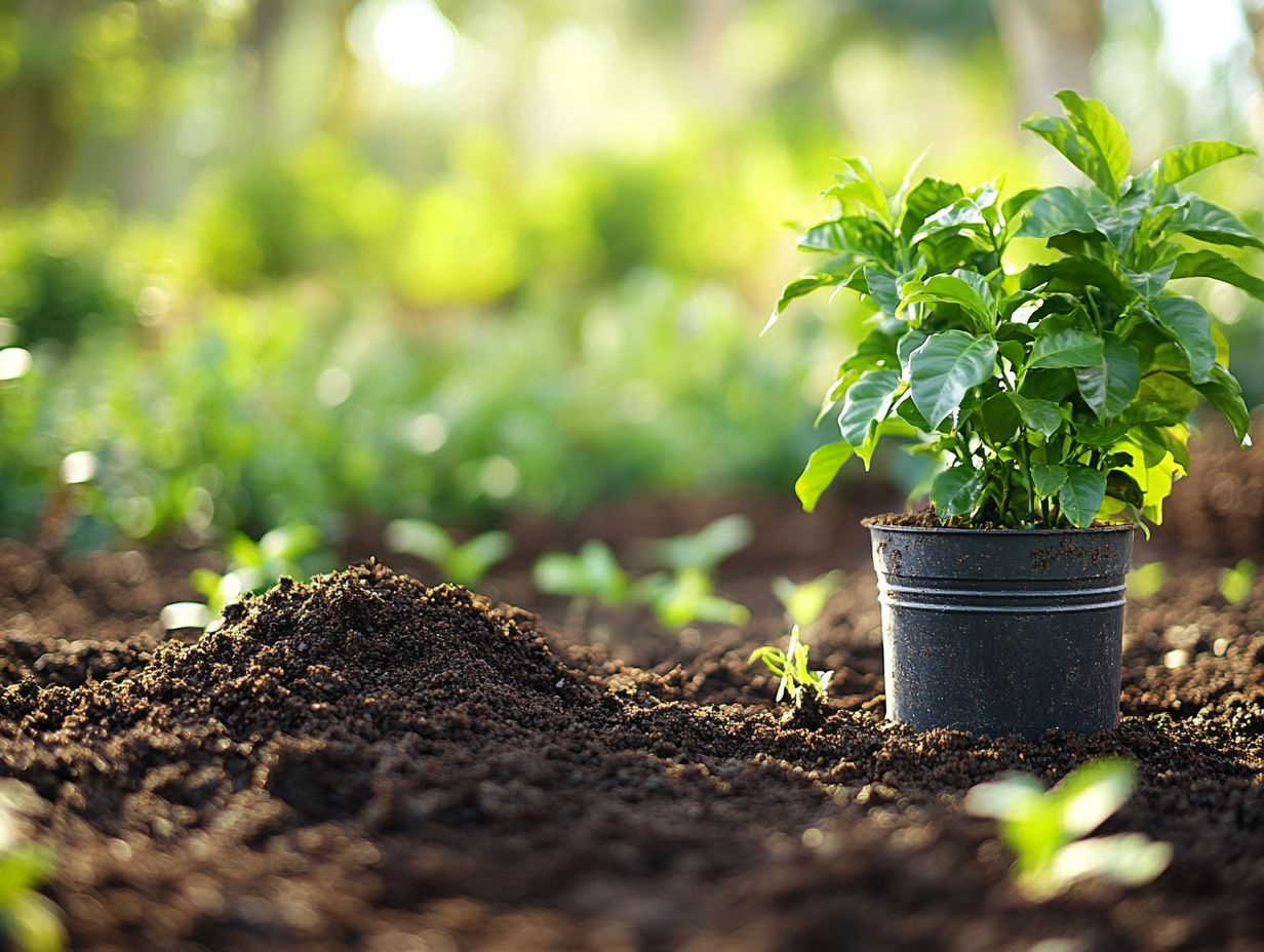 What are 5 ways to use coffee grounds as a pest deterrent?