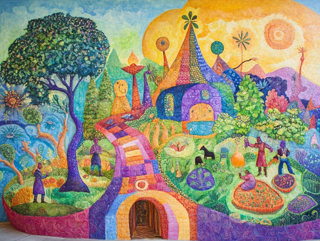 Examples of Art in Permaculture Communities