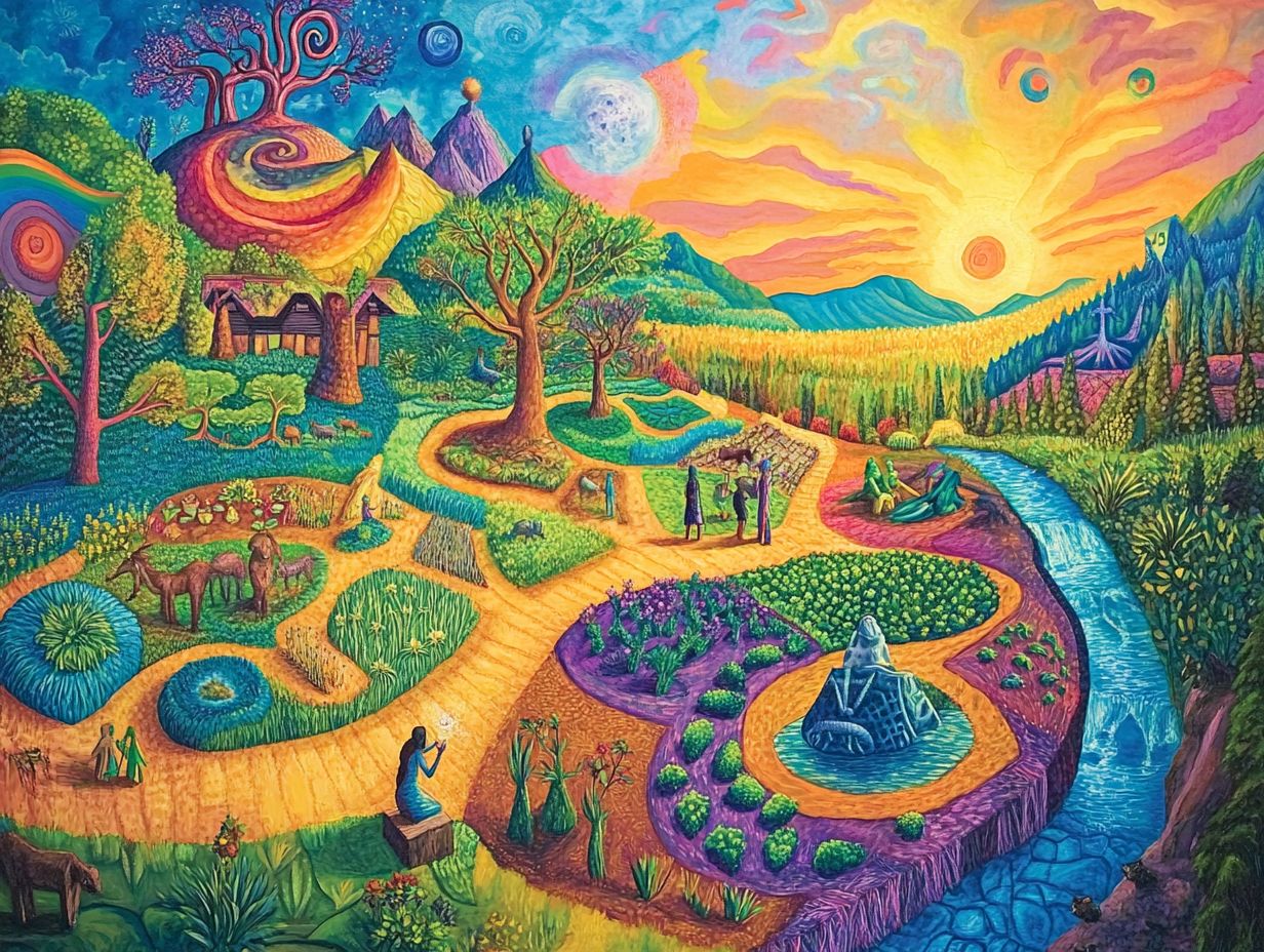 How does art contribute to the sustainability of permaculture communities?