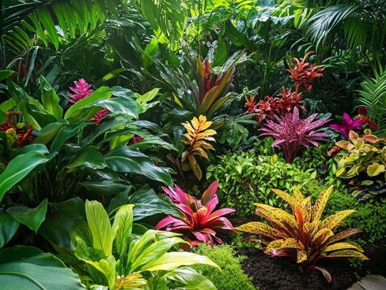 “Best Plants for a Rainforest Garden Theme”