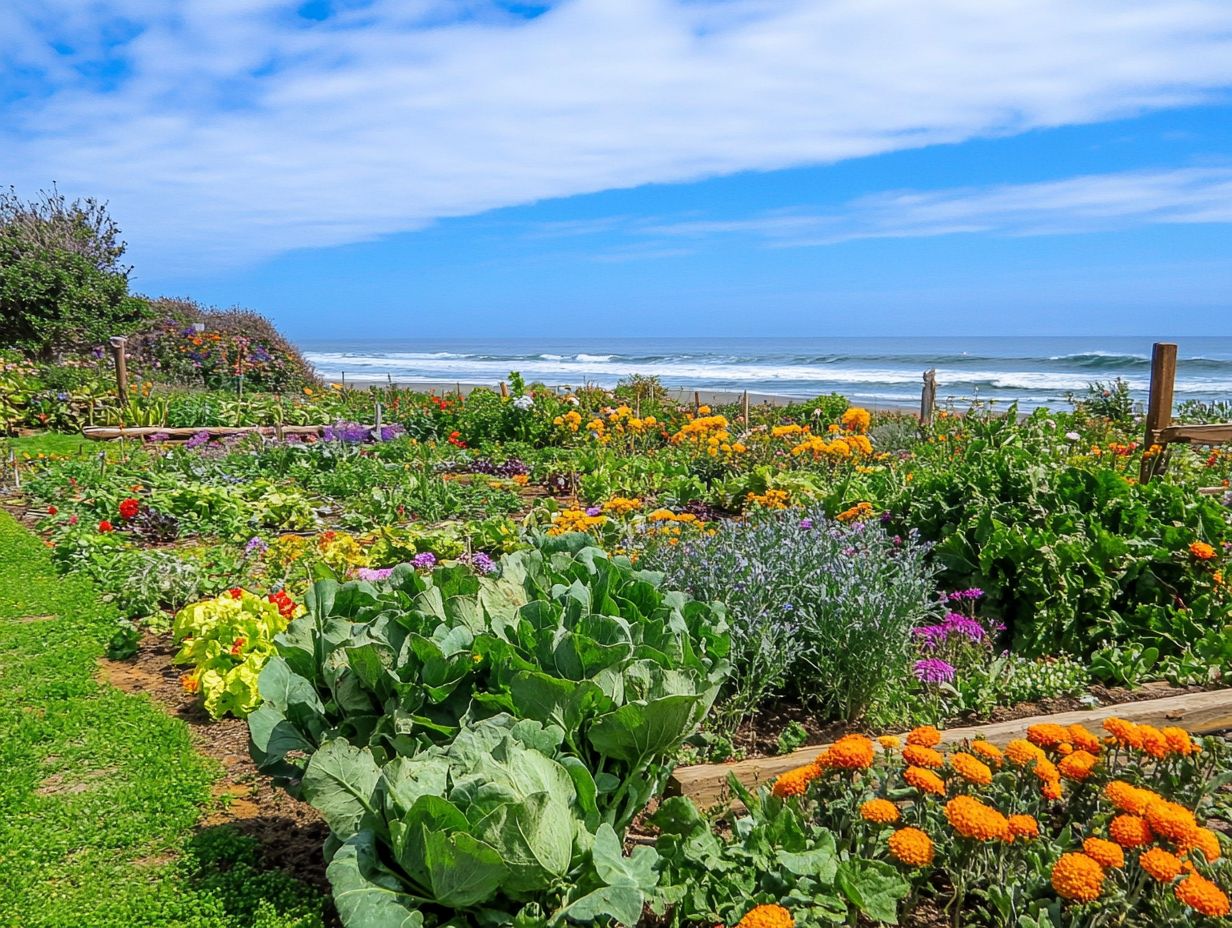 A variety of aromatic plants enhancing a garden