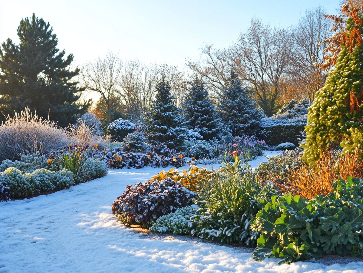 Vibrant winter berries providing food for wildlife