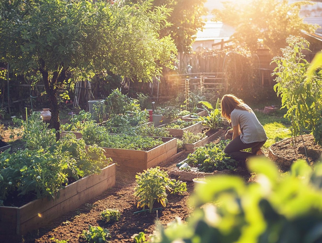 A small space transformed into a permaculture garden