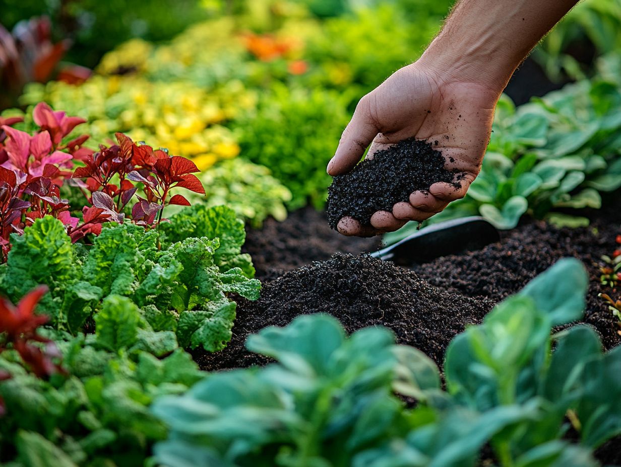 Different methods for applying organic fertilizers to enhance plant growth.