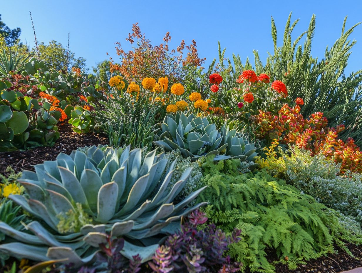 Image depicting key takeaways about climate resilience in gardening