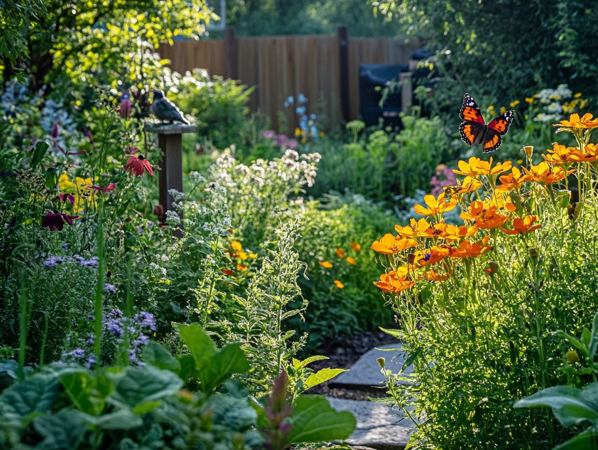 Why is it important to create a pest-friendly habitat in your garden?