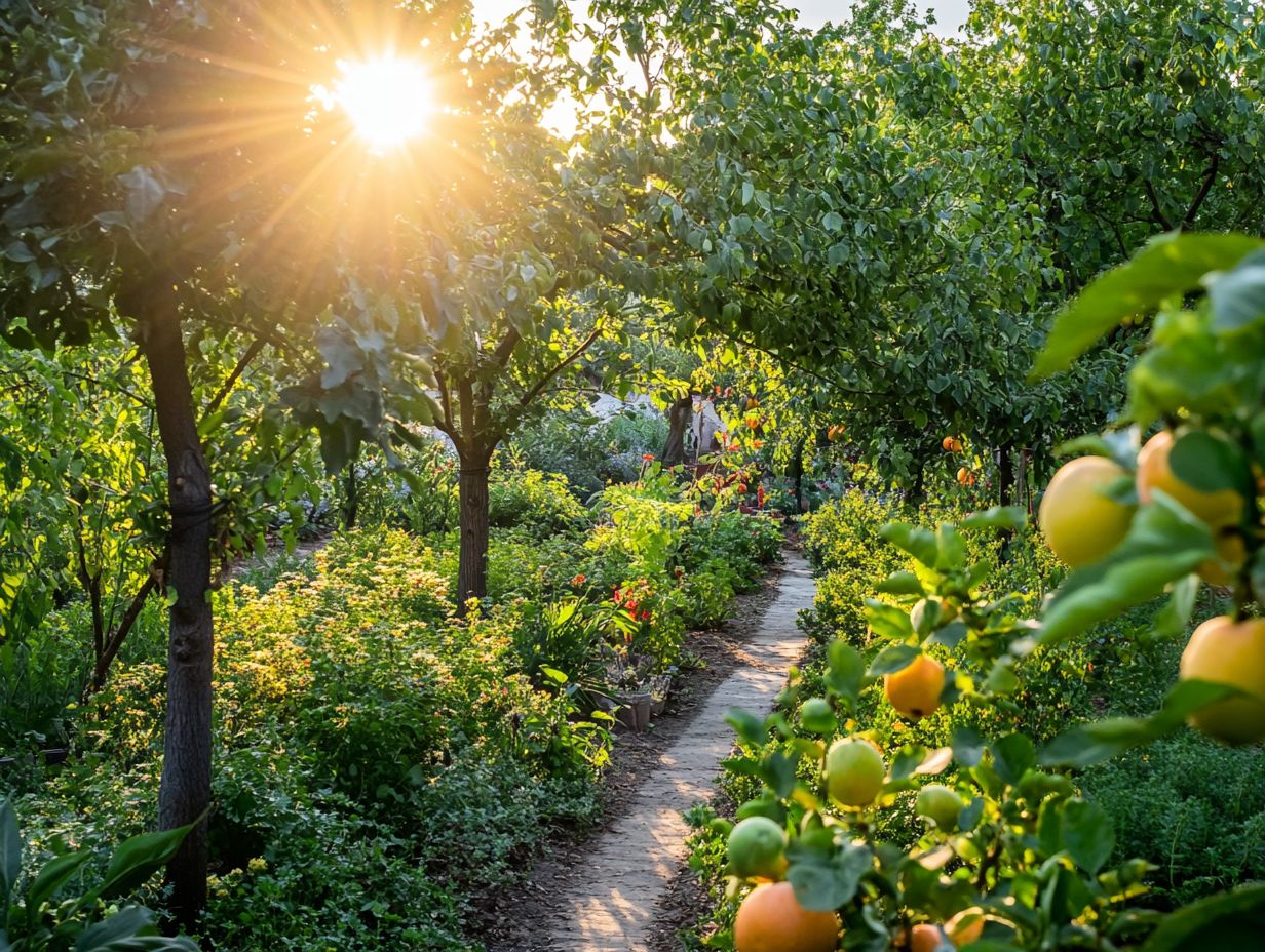 Key Takeaways regarding food forests