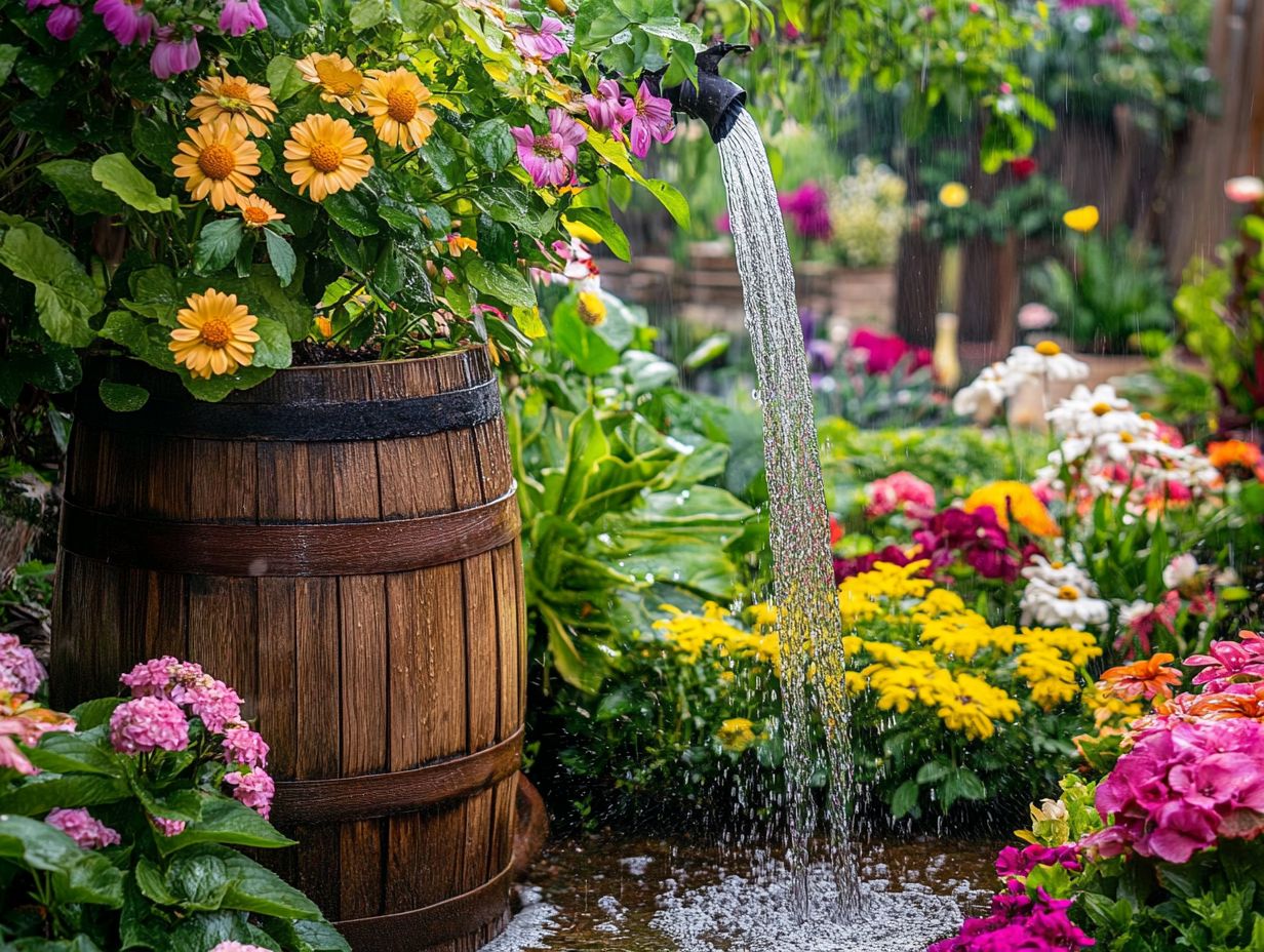 Materials and tools needed for constructing a rain barrel