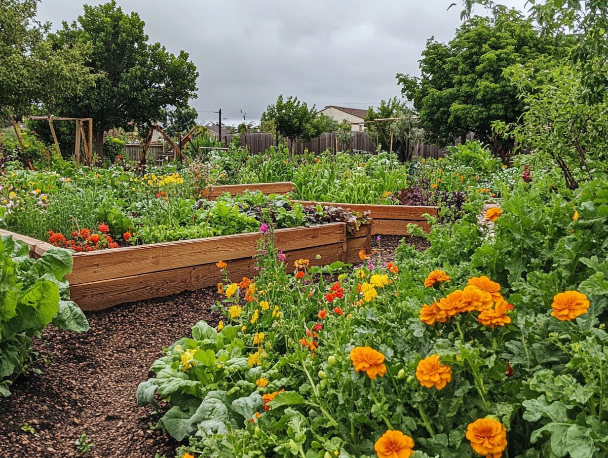 Importance of flood-resilient gardens