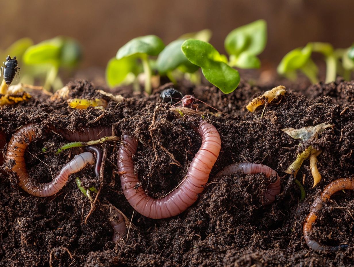 Diagram illustrating how to identify and restore balance in the Soil Food Web