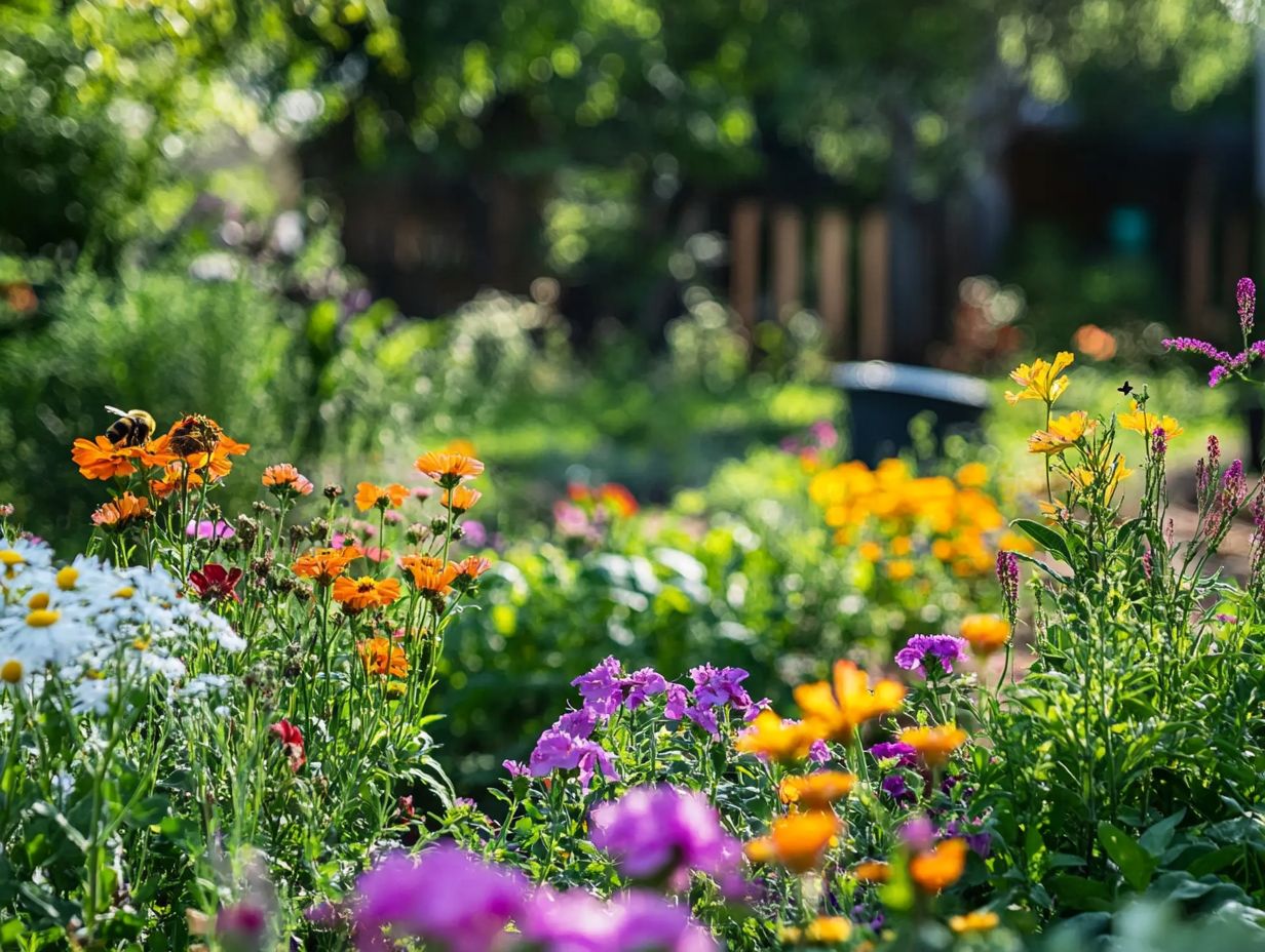 How can I promote biodiversity in my garden ecosystem?