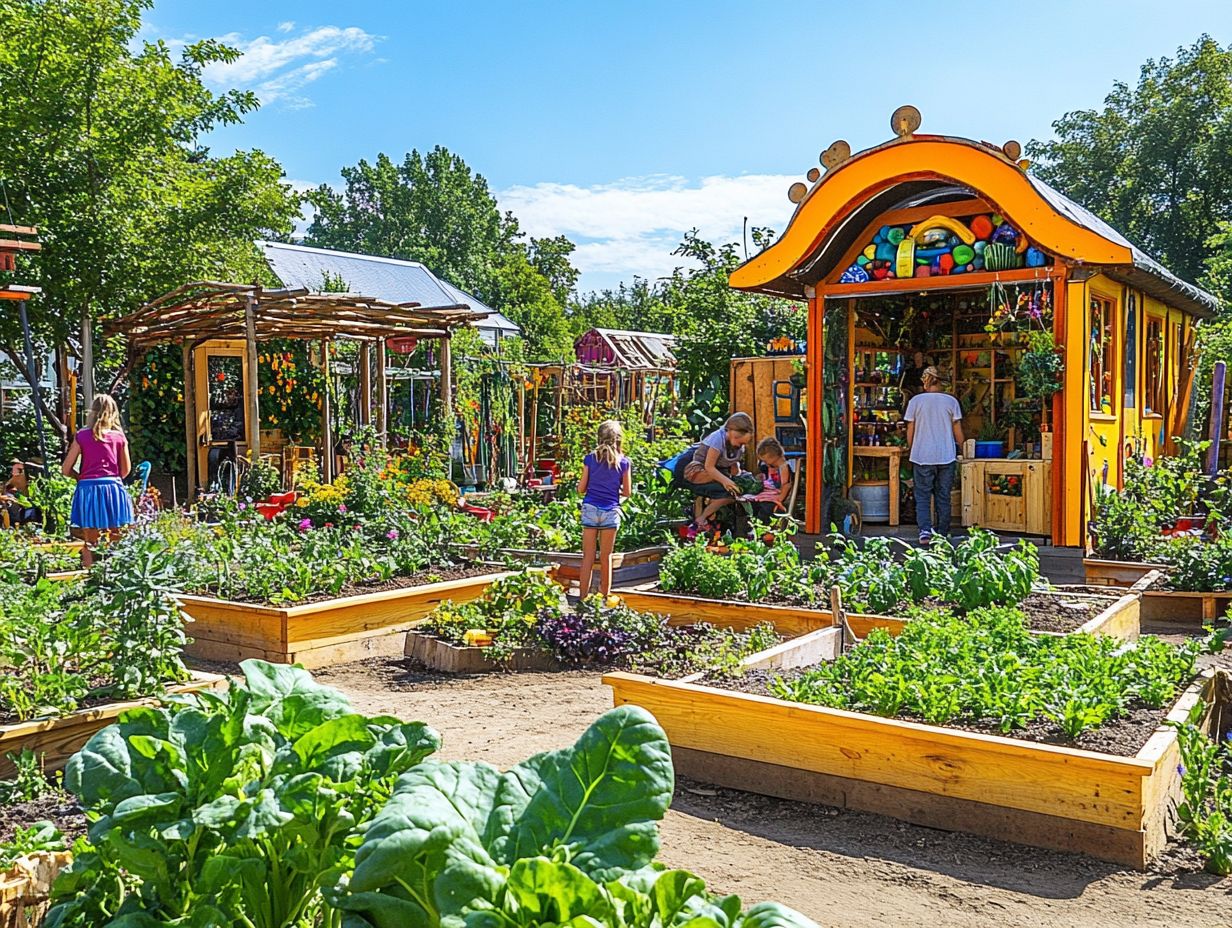 Kids learning sustainability through gardening activities