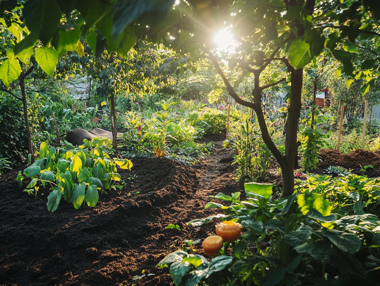 Visual guide to maintaining soil fertility in permaculture