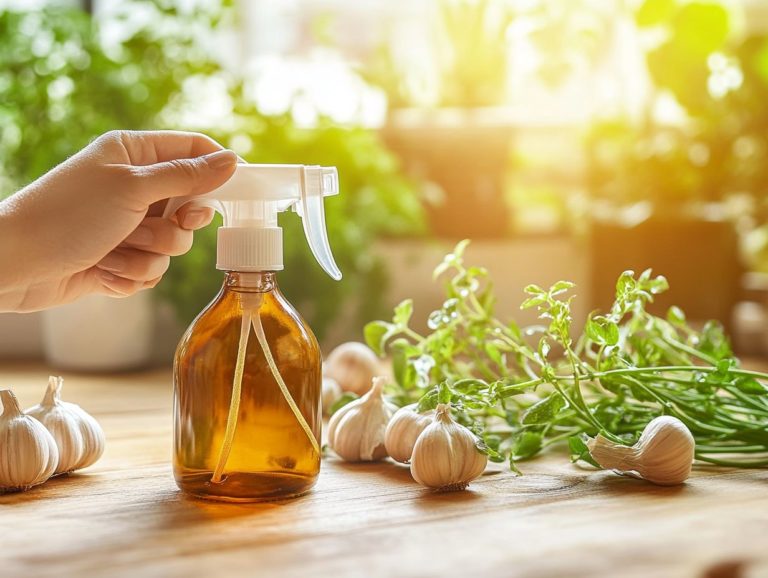 How to Use Garlic Spray for Pest Control