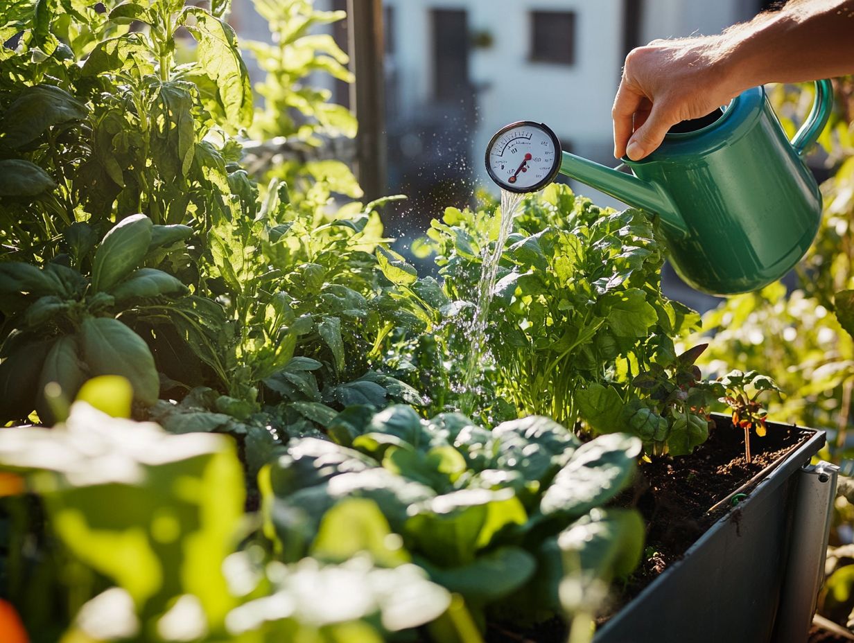 Optimal Watering Schedule