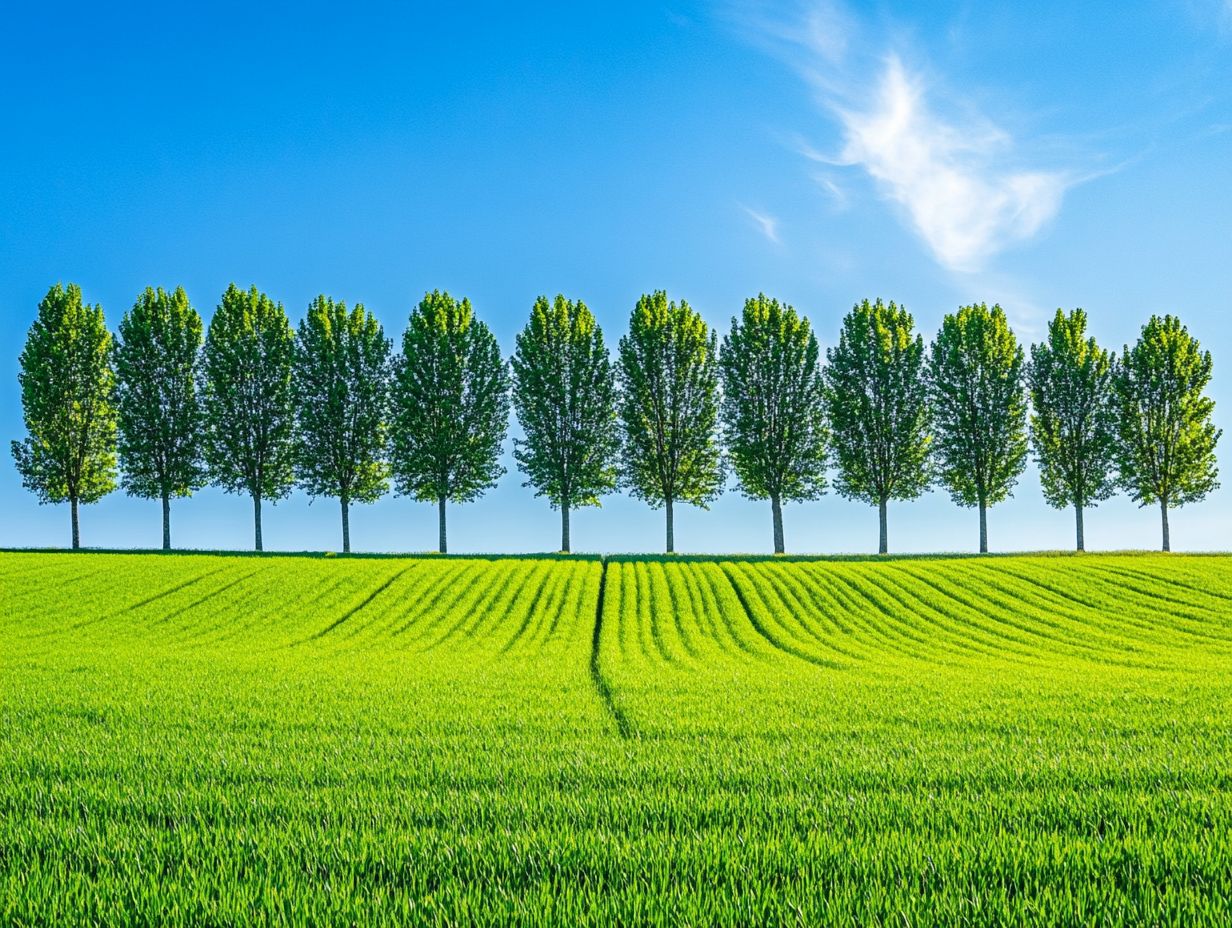 Maintaining Windbreaks for Water Conservation