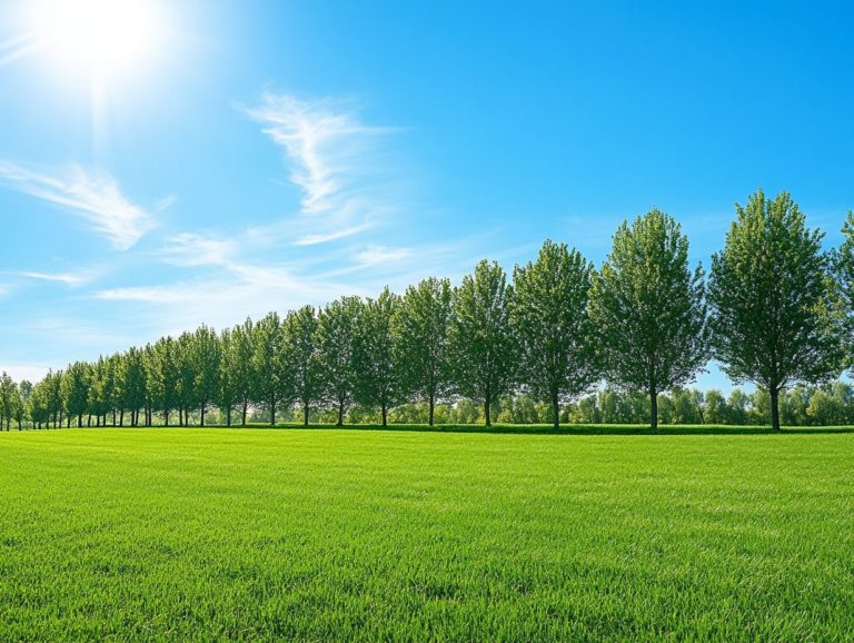 How to Use Windbreaks for Water Conservation