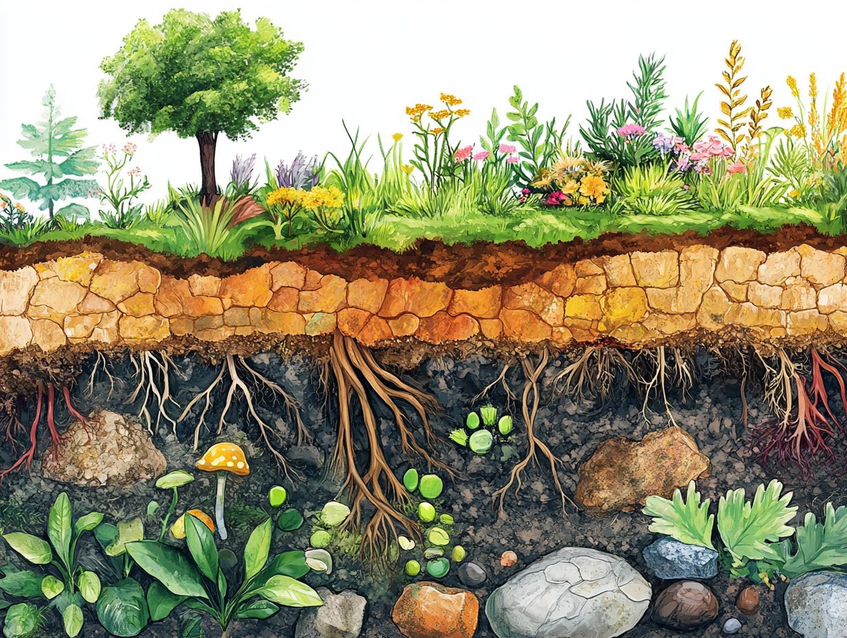 Utilizing soil layers in permaculture design for sustainable agriculture.