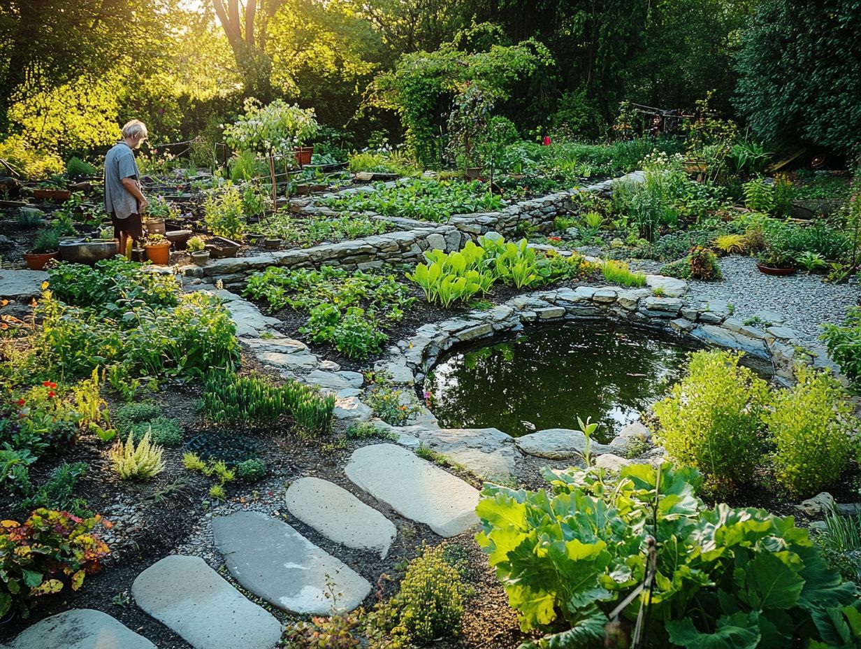 How does permaculture design relate to water conservation?