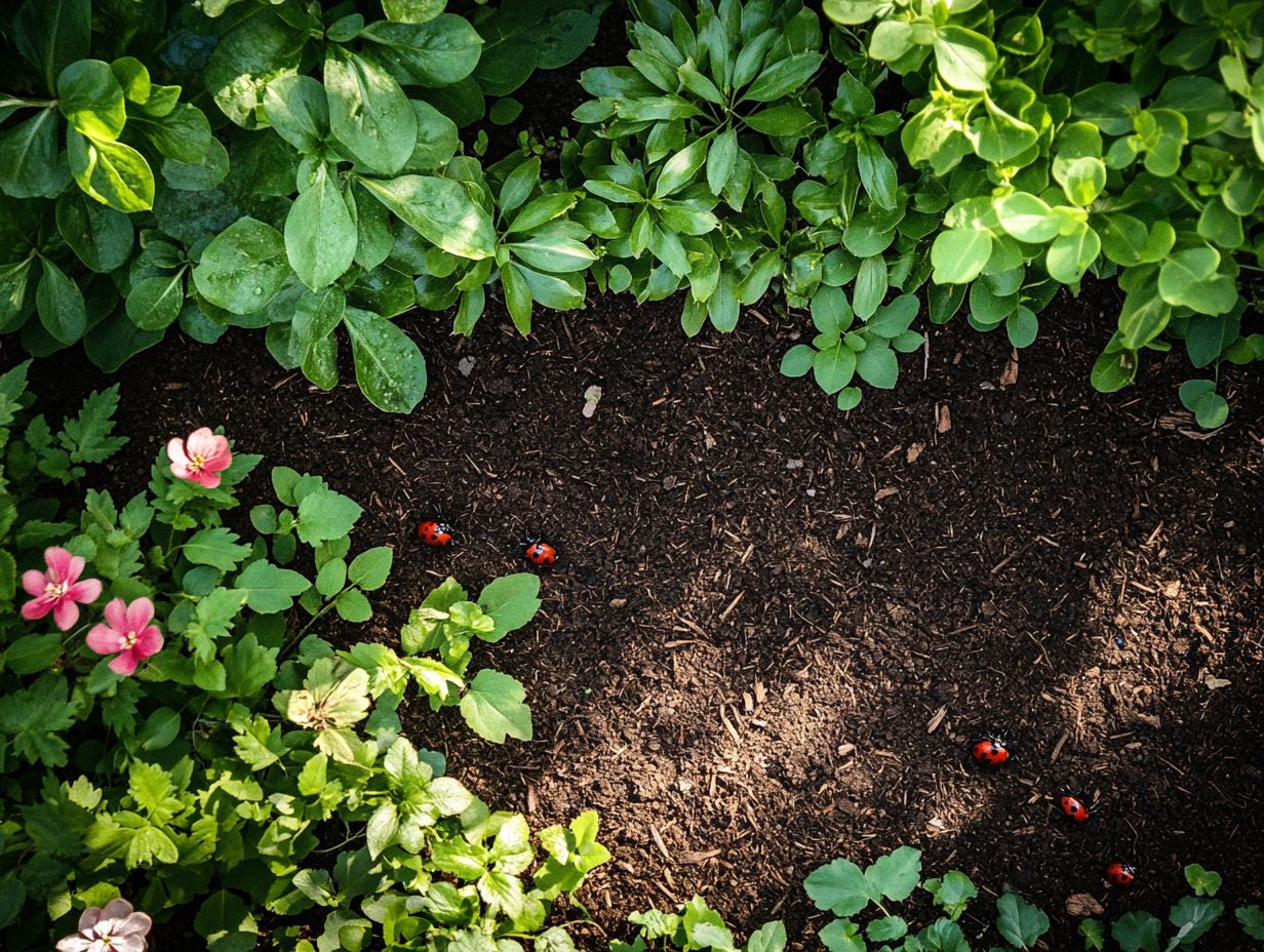 What is mulching and how does it prevent pests?