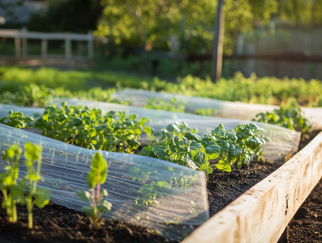 What are floating row covers?