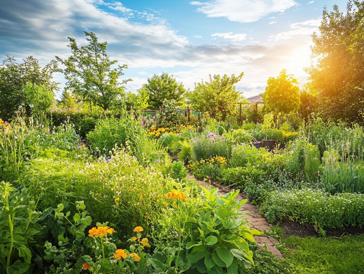 An infographic showcasing the benefits of water-resilient plants for sustainable gardening.