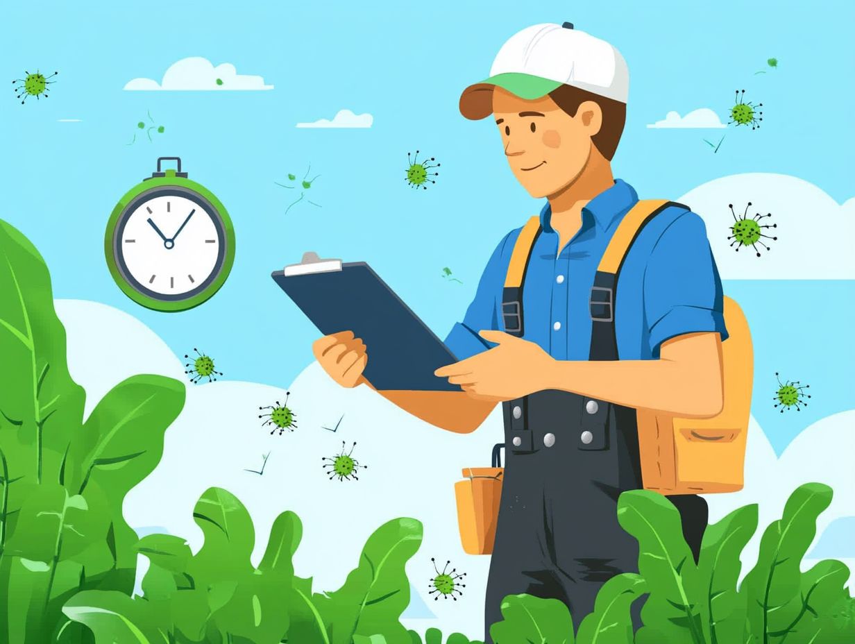 What is the importance of timing in pest management and pest control?