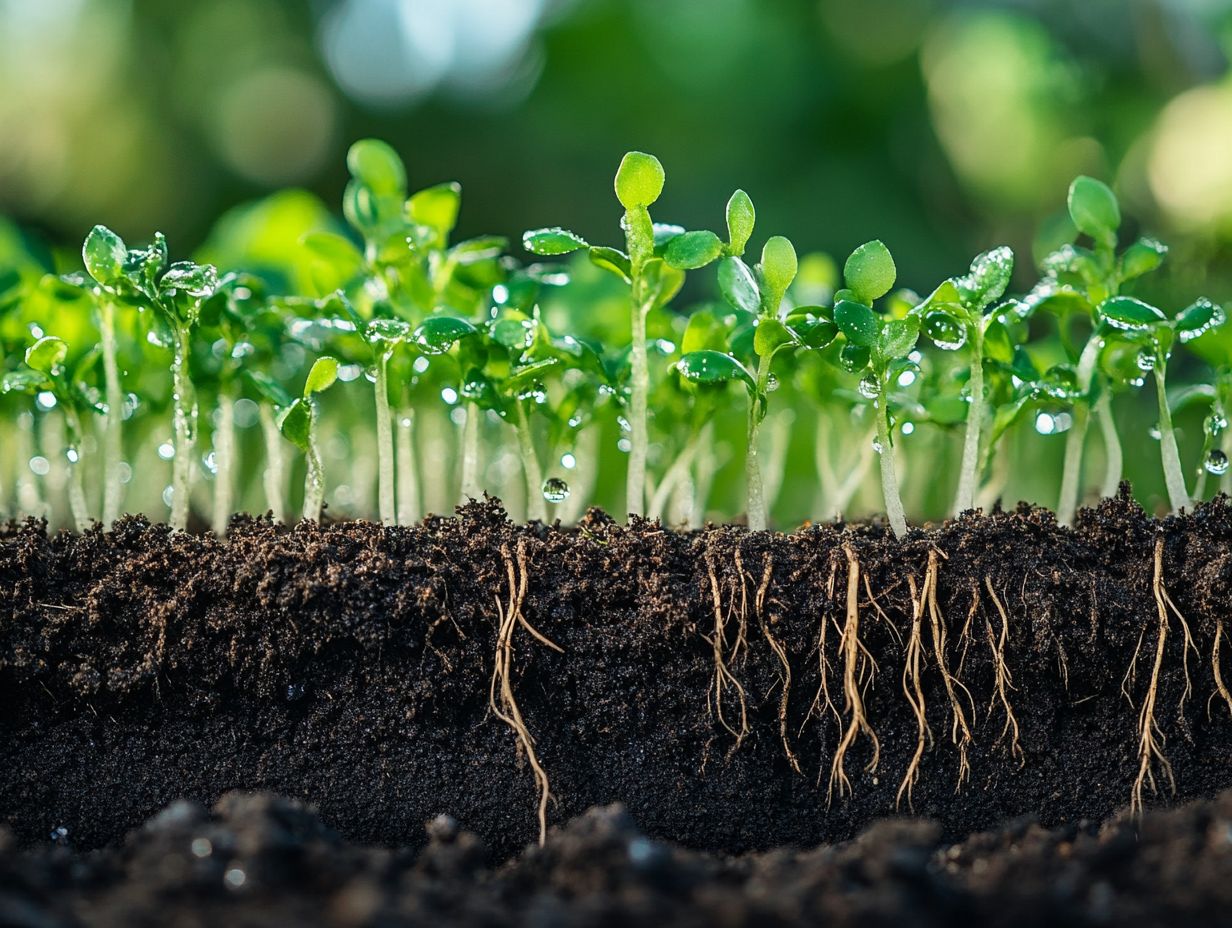 How does water affect soil structure?