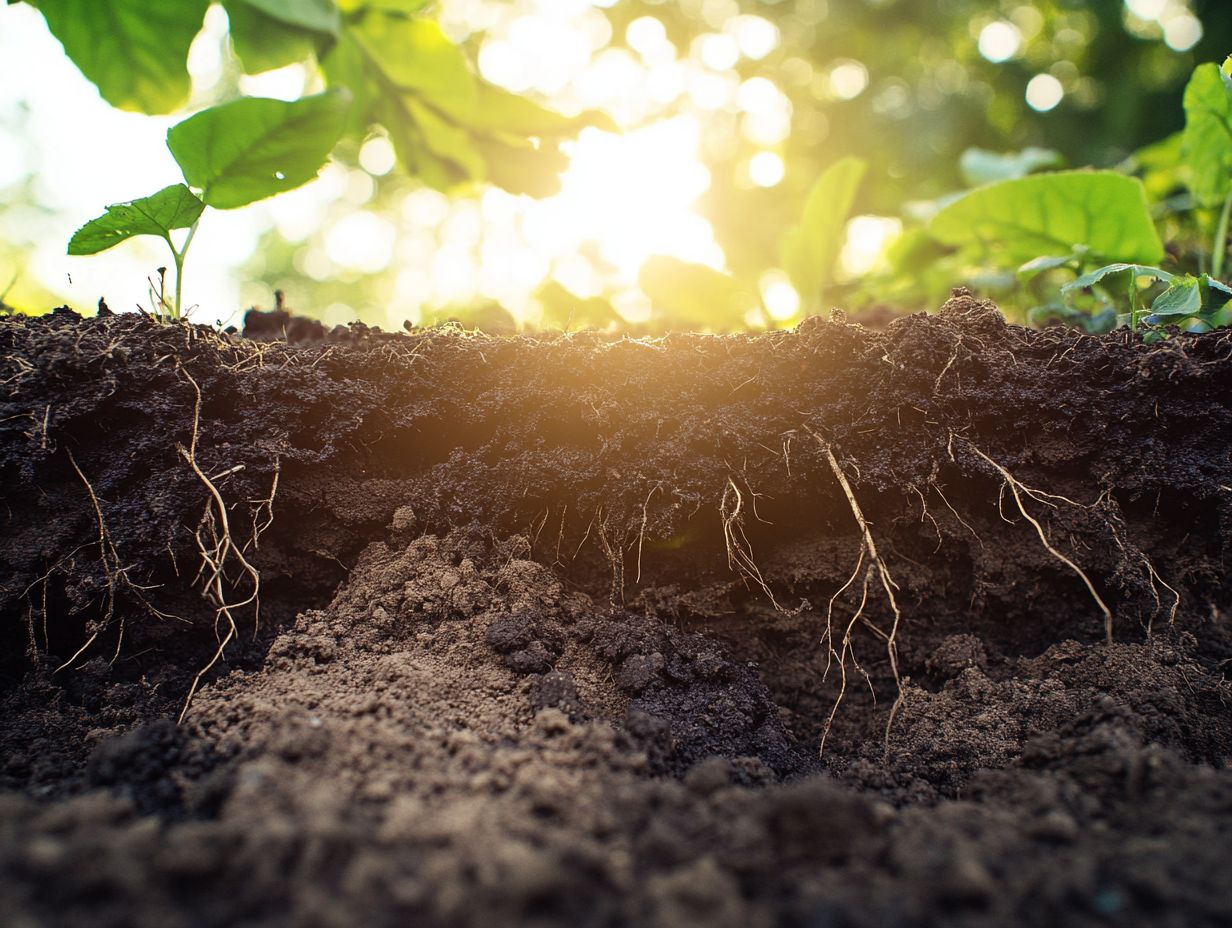 Illustration of Soil Moisture Retention Techniques