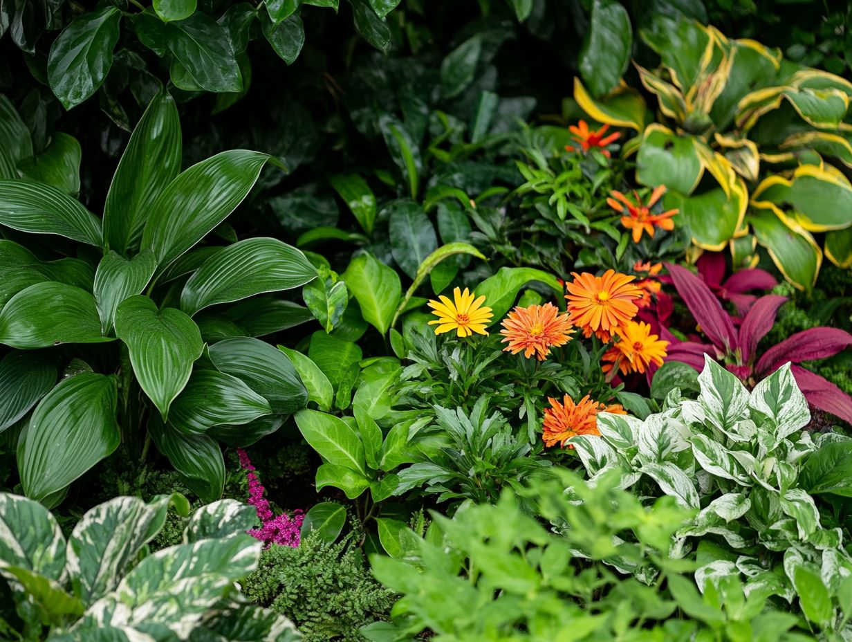 An array of top decorative plants for permaculture spaces.