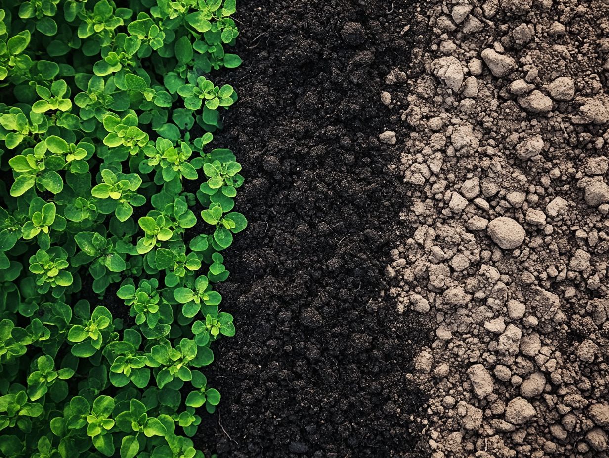 Comparison of Organic and Inorganic Soil