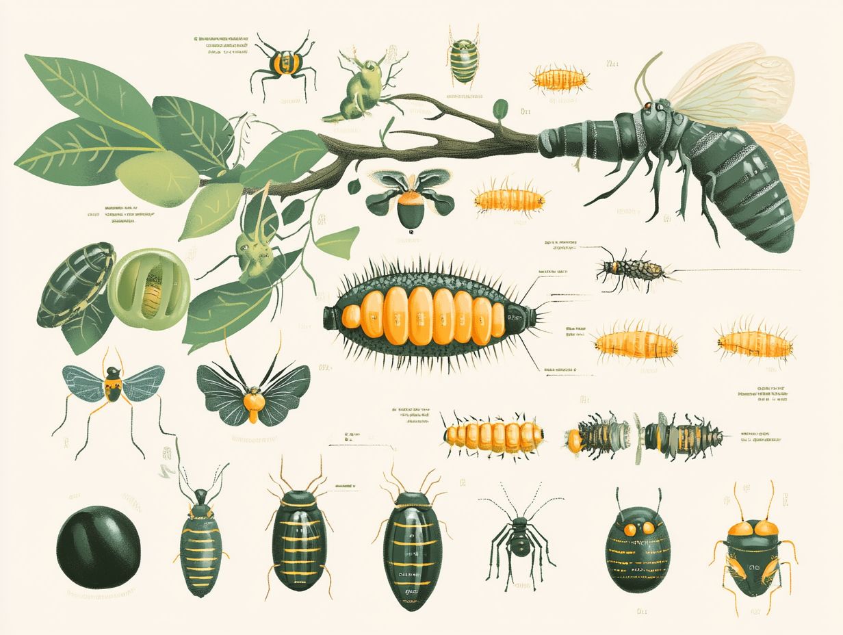 A graphic illustrating different pest life cycles for better management