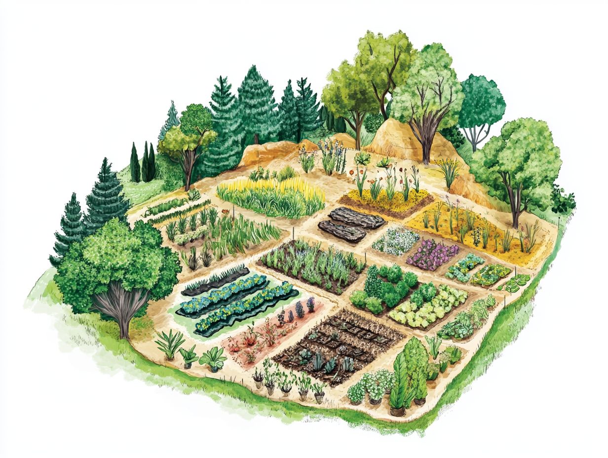 An image representing frequently asked questions about permaculture.