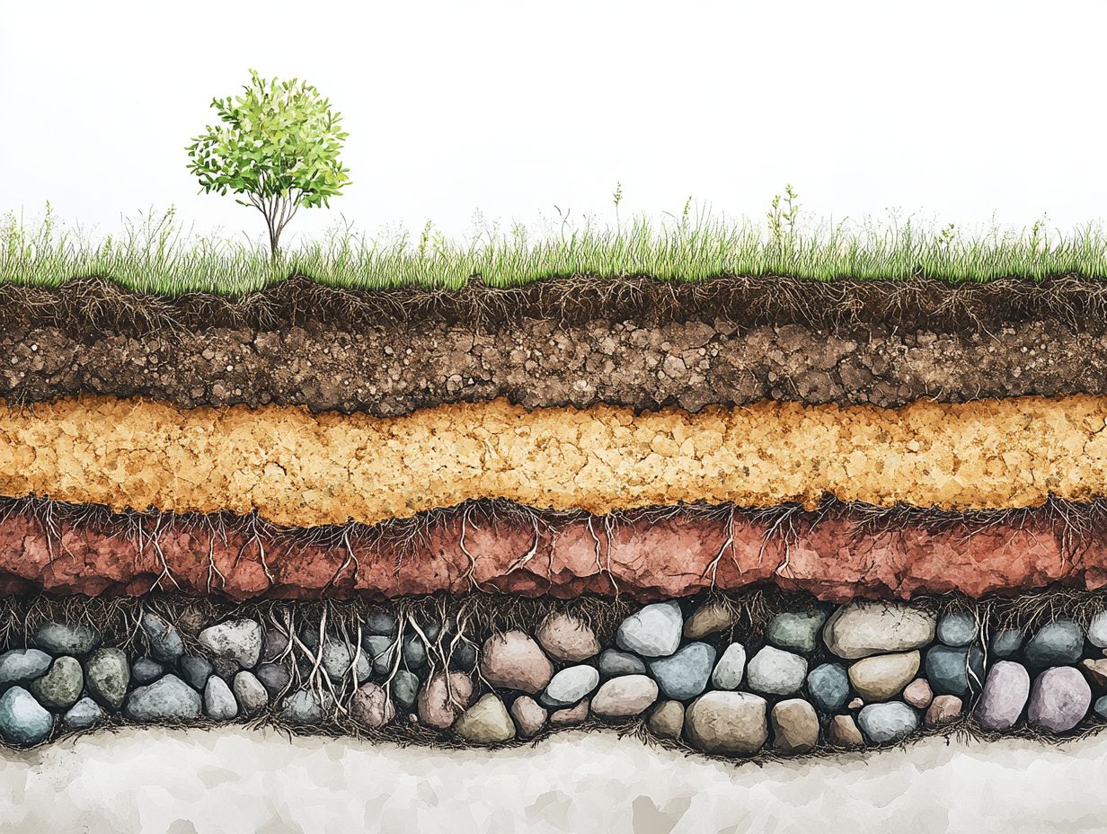 A visual summary of soil formation key takeaways.