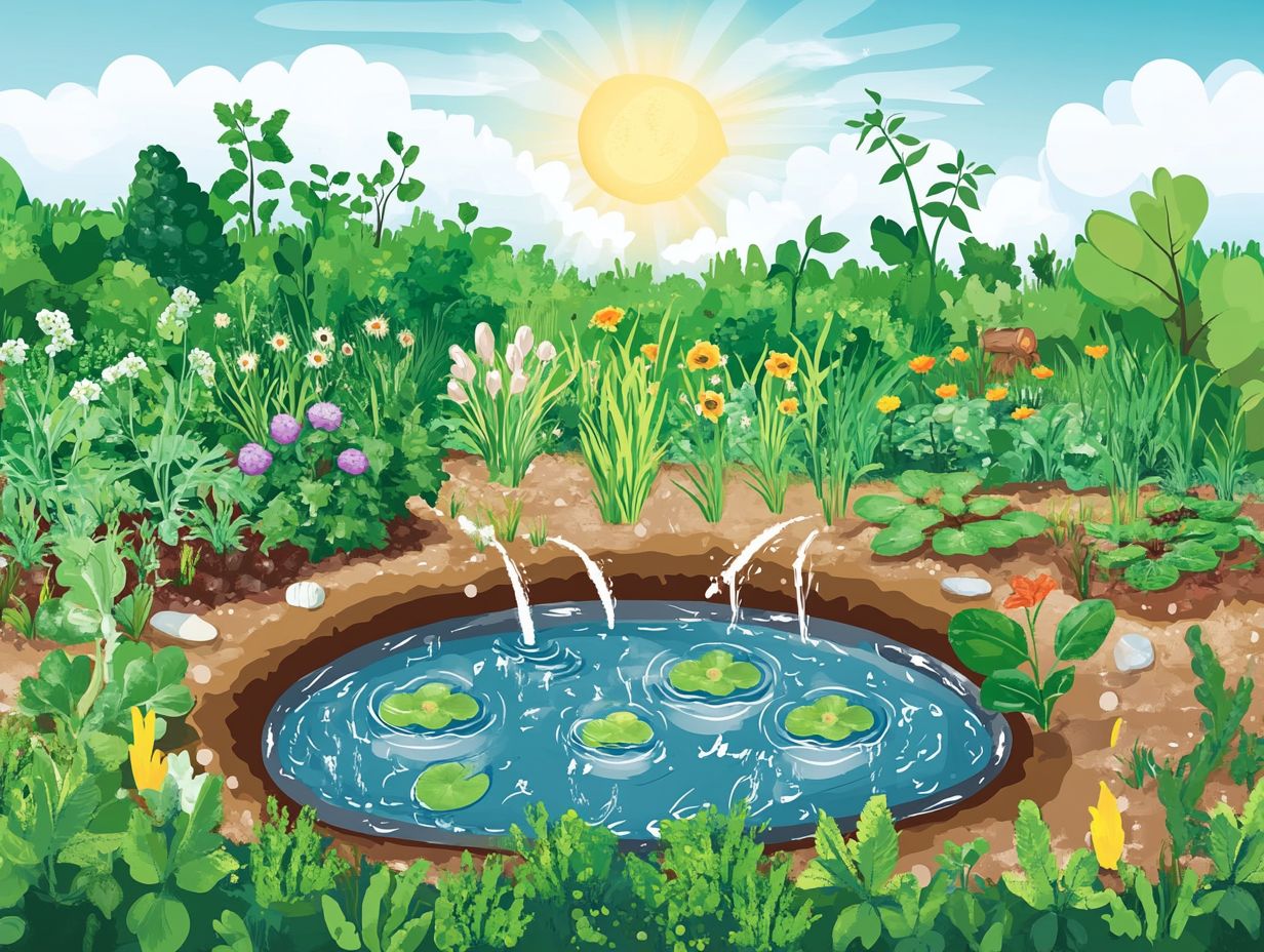 What is the water cycle in permaculture?